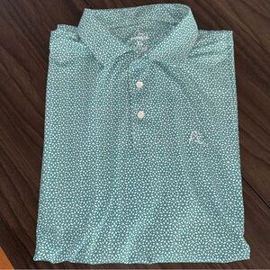 Men's Geometric Pattern Shirt - Blue